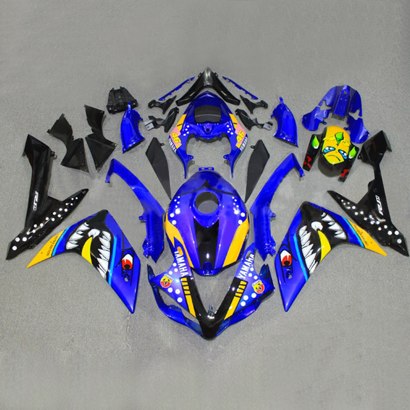 Amotopart Yamaha YZF 1000 R1 2007-2008 Fairing Kit Bodywork Plastic ABS