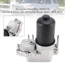 Oil Cooler Assembly LR009570 For Land Rover LR3 LR4 Range Rover Sport 2005-2015
