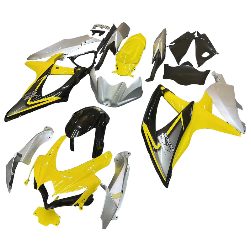 Amotopart Suzuki GSXR 600/750 2008-2010 K8 Fairing Kit Bodywork Plastic ABS