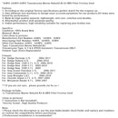 2009-2010 Dodge Ram 2500 5.7 L Transmission Master Rebuild Kit & 4WD Filter Friction Steel 45RFE 545RFE 65RFE