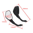Pair Side Mirrors For Bajaj Pulsar Dominar 400 V1 NS200 NS160 AS200 AS150 NS125