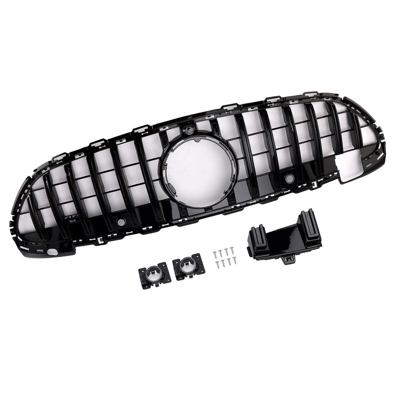 GTR Style Front Bumper Grille Grill fit Mercedes Benz W206 2022-2023 W/Camera