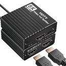 8K HDMI 1 to 2 Splitter HD2.1 8K60hz/4K120hz/1080P240hz w EDID 1 Input 2 Output