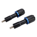 Cnc Anti-Crash Frame Sliders Protector Blue For Yamaha Yzf-R7 Yzf R7 2021-2023