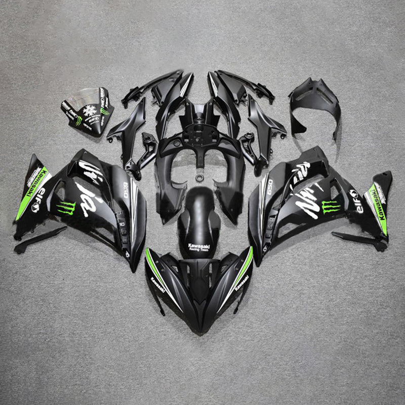 Amotopart Kawasaki ER6F/Ninja650R 2017-2019 Fairing Kit Bodywork Plastic ABS