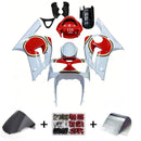 Injection Fairing Kit Bodywork Plastic ABS fit For Kawasaki ZX6R 2003-2004