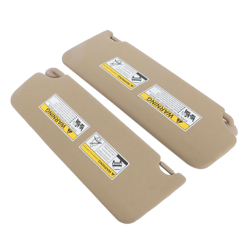 2PCS Gray Sun Visor Left & Right 83280-TG7-A12ZA  For Honda Pilot 2016-2022