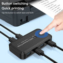 USB3.0 Switcher 2-Input 4-Output Keyboard Mouse High-Speed Peripheral Switch