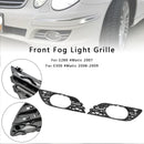 2PCS Fog Light Trim Set Fit Mercedes Benz E-Class W211 E320 E550 2007-2009
