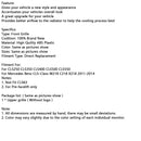 Front Grill Grille Fit Mercedes-Benz W218 CLS ClS350/500/550 2011-2014