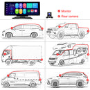 10.26" Portable Bluetooth Car Navigation Carplay Wireless Car Radio + AHD Camera