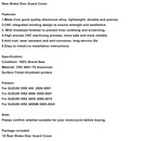 Rear Brake Disc Guard Cover For Suzuki DR-Z400SM 2000-2024 DRZ400/S/E