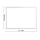 2 Pcs W10443315 Freezer Door Gasket for Kenmore Refrigerator W10571962 W10130894