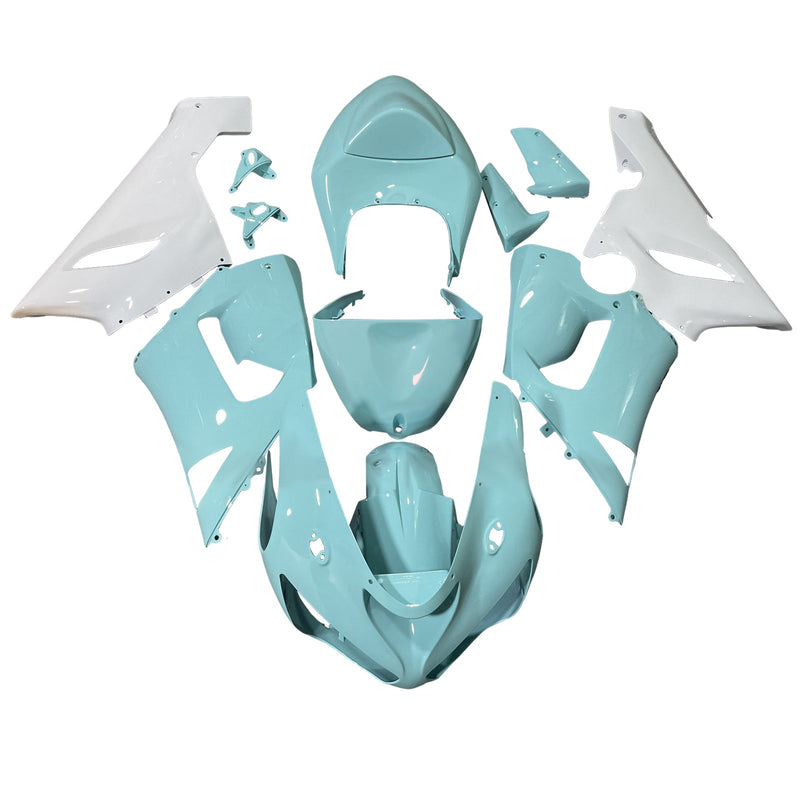 Injection Fairing Kit Bodywork Plastic ABS fit For Kawasaki ZX6R 636 2005-2006