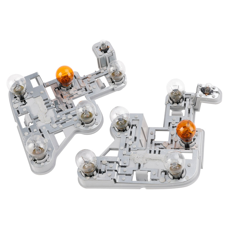 Left+Right Tail Lamp Bulb Holder with Bulbs For Mercedes W204 C-Class 2007-2010