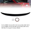 2007-2013  BMW 3 Series E93 2-Dr Convertible/ M3 Convertible Gloss Black Rear Boot Spoiler For BMW 3 Series E93 Convertible