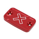 Red Brake Clutch Fluid Tank Caps For Ducati DesertX Scrambler 800 1100 2015+