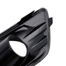 2013-2017 Ford Fiesta 2PCS Matte Black Front Fog Light Lamp Cover Grille