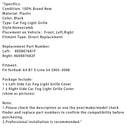 Front Bumper Honeycomb Fog Grille Cover For Audi A4 B7 S-Line S4 2005-2008 Black