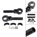 Universal Front Footrests Foot Pegs fit for motorcycle with 1.25" bars
