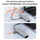 5 in 1 TYPE-C to USB3.0*1+USB2.0*1+PD100W/USB-C Data+HDMI+100M Network Card iPad