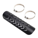 Exhaust Side Bracker Cover Steel Decorative Cover Fit Motorcycle Scooter Cub BlackD