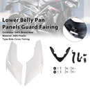 Lower Belly Pan Panels Guard Fairing For Street Triple 765 R/RS 2020-2022 White