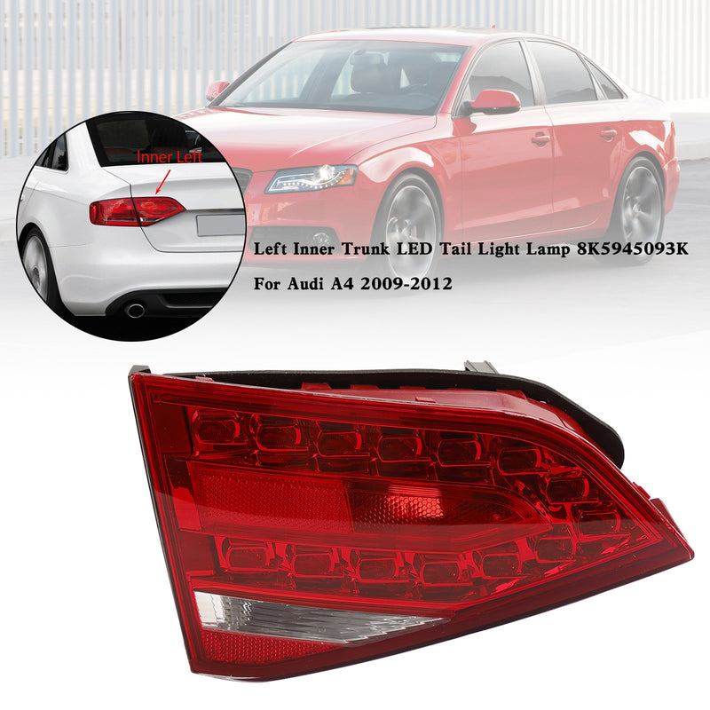 Audi A4 2009-2012 Left Inner Trunk LED Tail Light Lamp