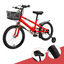 14"/16" Children Bicycle Toddlers Bike with Training Wheels Basket Kickstand