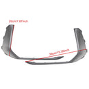 2PCS Front Fog Light Lamp Trim Fit Audi A6 C8 S-Line S6 2019-2023 Gray