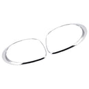 2014-2020 For Fiat 500L Left+Right Rear Taillight Lamp Trim Ring Chrome