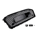 RS5 Style Sport Front Honeycomb Grille Grill Fit Audi A5 S5 B9 2017-2019