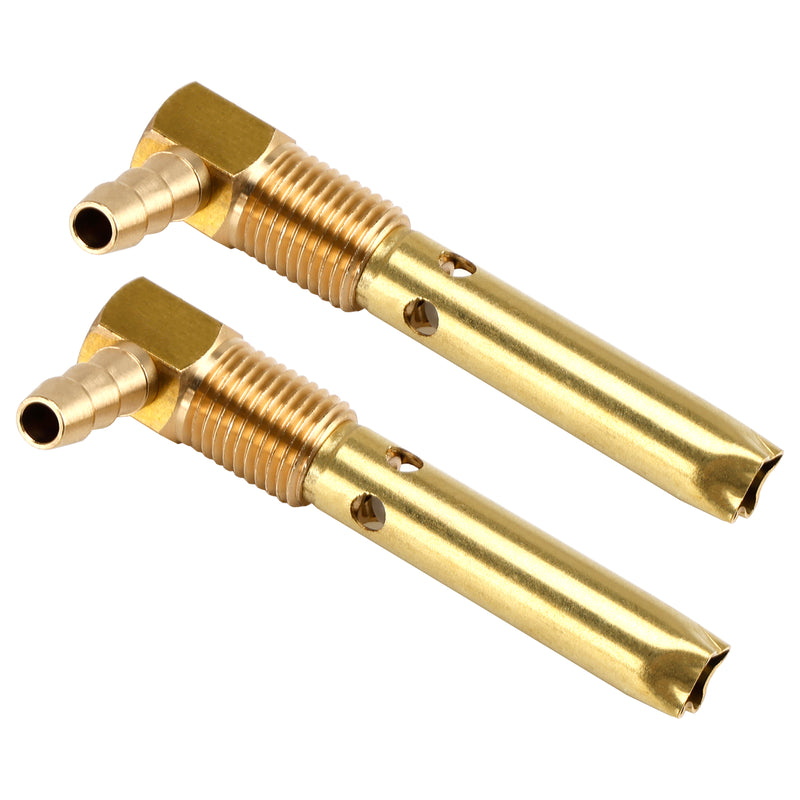 2x 1/4" ID Hose Fuel Tank Vent 1/4"-18NPTF Thread For small and large Fuel tank