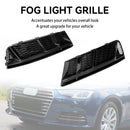 AUDI A4 B9 2016-2018 Front Fog Light Grill Lower Bumper Grille Chrome