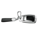 Aluminum Alloy TPU Silvery Car Key Case Cover With Buckle For Audi a6l a4l a3