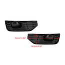 VW T5 T5.1 2010-2015 Fog Lamp Light Cover Insert S-line Grill Gloss Black