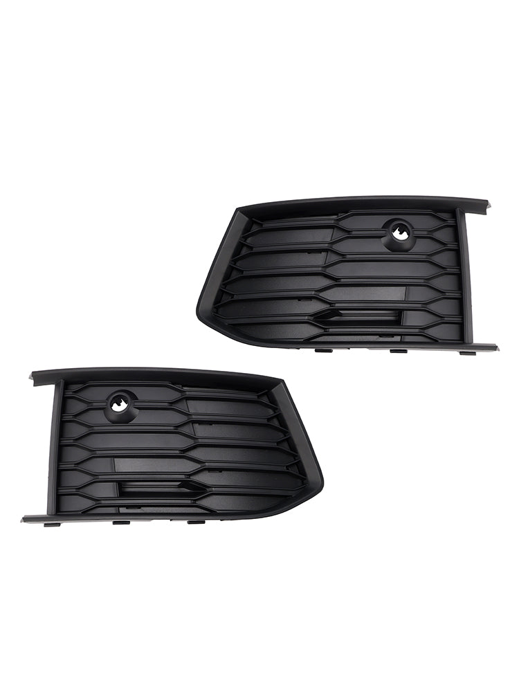 2PCS Front Fog Light Lamp Bezel Fit Audi A6 C8 S-Line S6 2019-2023