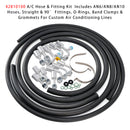 42810100 A/C Hose & Fitting Kit AN6/AN8/AN10 Hoses, Straight & 90° Fittings