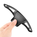 Steering Wheel Paddle Shifter Extension For Ford Explorer 13-19 Aluminium Black