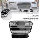 S6 Style Front Bumper Grill Grille Fit Audi A6 C7 2012-2015 Chrome