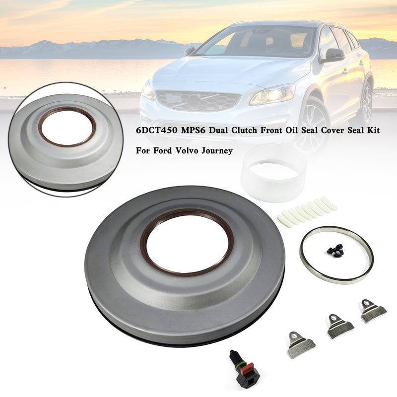 FORD Mondeo 2008-ON 1.6L 1.8L 2.0L 2.2L 6DCT450 MPS6 Dual Clutch Front Oil Seal Cover Seal Kit