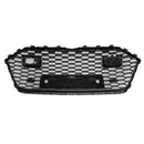 Front Bumper Grille Grill Fit Audi A7 C8 S7 2019-2024 W/ACC Black
