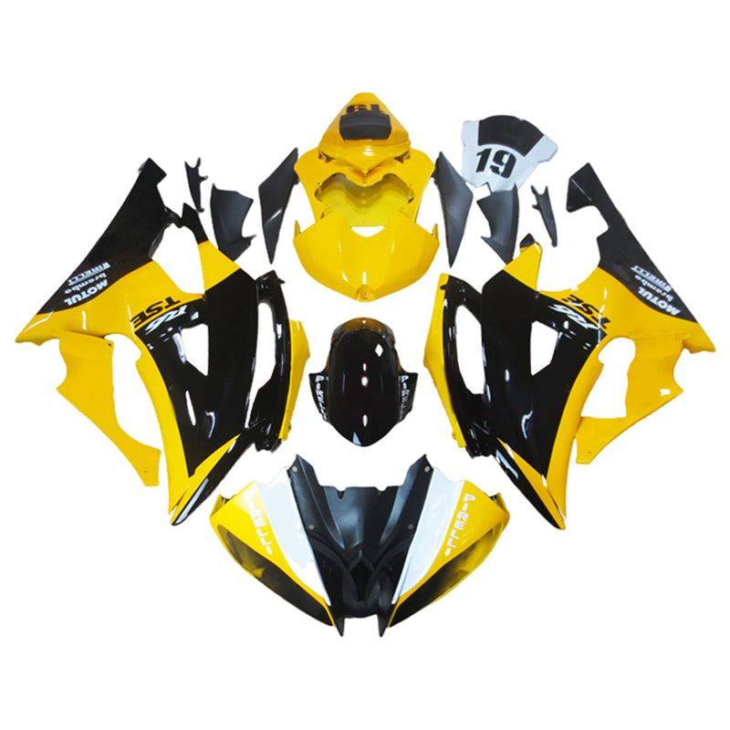 Amotopart Yamaha YZF 600 R6 2008-2016 Fairing Kit Bodywork Plastic ABS