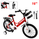 16"/18" Kids Bike for Boys and Girls with auxiliary wheels & Rack & Basket
