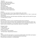 Gloss Black Rear Spoiler For Mercedes-Benz C-Class W205 C205 Coupe 2014-2021