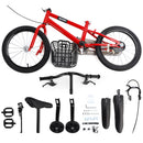 14"/16" Children Bicycle Toddlers Bike with Training Wheels Basket Kickstand