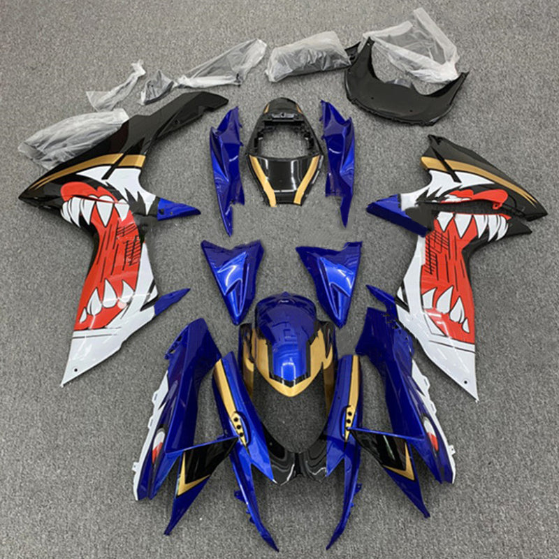 Amotopart  Suzuki GSXR 600/750 2011-2024 K11 Fairing Kit Bodywork Plastic ABS