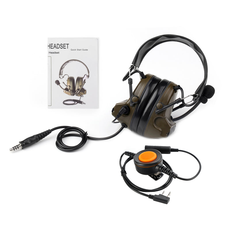Z Tactical H50 Headset 6-Pin U94 PTT For Kenwood TH-D7 TH-F6 TH-K2 TH-21 TH-28