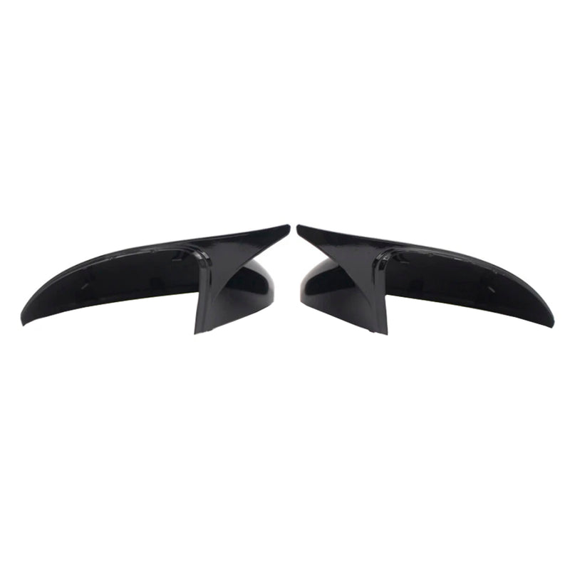 2pcs Gloss Black Door Wing Mirror Cover Caps Casing For VW Golf MK7 2015-2019