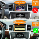 A1668300854 For Mercedes Benz GL Class (X166) 2012-2015 Dashboard Center Air Vent Big Screen A1668300654